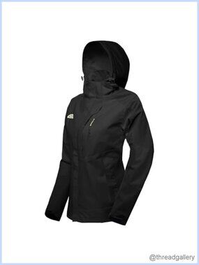 Women's Waterproof Rain Jacket with Hood Lightweight Windbreaker Raincoat